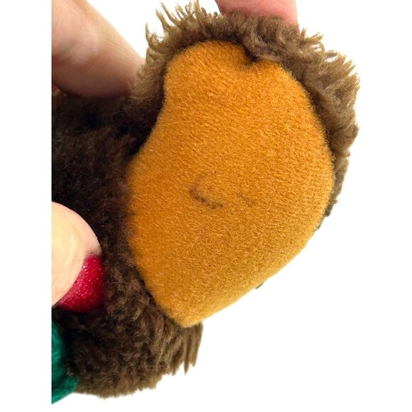 R. Dakin 1973 Vtg Teddy Bear Christmas Sweater Brown 16.5” Moveable Head Limbs - Picture 9 of 14